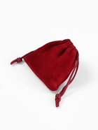 Набор мешочков для украшений бархатных 50 шт. 6×6 см, бордовый - Фото 2