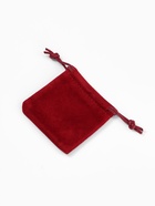 Набор мешочков для украшений бархатных 50 шт. 6×6 см, бордовый - Фото 4