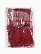 Набор мешочков для украшений бархатных 50 шт. 6×6 см, бордовый - Фото 5