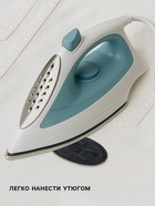 Термоаппликация CLT, 4.6×3.3 см, 10 шт., чёрная - Фото 2