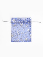 Набор мешочков подарочных 100 шт. «Звёздная музыка», 10×12 см, синий с серебром - Фото 3