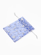 Набор мешочков подарочных 100 шт. «Звёздная музыка», 10×12 см, синий с серебром - Фото 4