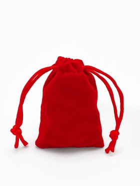 Набор мешочков подарочных 50 шт. бархатный «Классика», 5×7 см, красный