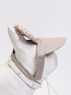 Панама для собак и кошек, размер L, ОГ 44 см, высота 13.5 см, бежевая - Фото 3