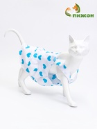 Сарафан для животных «Сердечко», размер L, ДС 35, ОГ 45 см - Фото 1