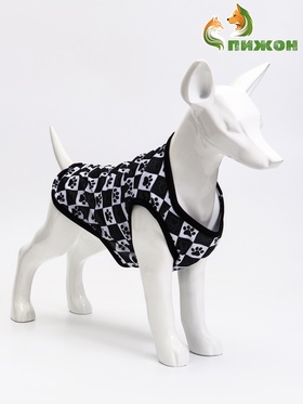Майка для животных, размер S, шахматы