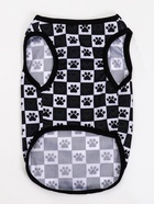 Майка для животных «Шахматы», размер L, чёрная  (артикул 10952052)  большой выбор товаров оптом и в розницу по низким ценам с доставкой