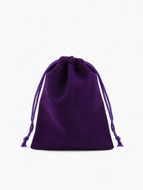 Набор мешочков бархатных 50 шт. 10×12 см, фиолетовый