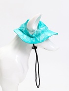 Панама для собак и кошек, размер M, ОГ - 35 см, вес 7-15 кг, бирюзовая  (артикул 10958185)  большой выбор товаров оптом и в розницу по низким ценам с доставкой