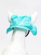 Панама для собак и кошек, размер M, ОГ - 35 см, вес 7-15 кг, бирюзовая  (артикул 10958185)  большой выбор товаров оптом и в розницу по низким ценам с доставкой