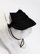 Кепка для собак и кошек, размер L, ОГ - 44 см, высота 13.5 см, чёрная 10958189