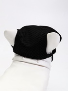 Кепка для собак и кошек, размер L, ОГ - 44 см, высота 13.5 см, чёрная 10958189