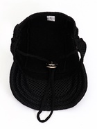 Кепка для собак и кошек, размер L, ОГ - 44 см, высота 13.5 см, чёрная 10958189