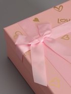 Набор подарочных коробок 3 в 1, прямоугольные, розовый с золотыми сердечками, 23×16×9.5; 21×14×8; 19×12×6.5 см  (артикул 10958763)  большой выбор товаров оптом и в розницу по низким ценам с доставкой