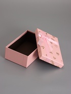 Набор подарочных коробок 3 в 1, прямоугольные, розовый с золотыми сердечками, 23×16×9.5; 21×14×8; 19×12×6.5 см  (артикул 10958763)  большой выбор товаров оптом и в розницу по низким ценам с доставкой