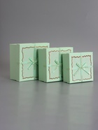 Наборк подарочных коробок 3 в 1, квадратные, мятный, 19×19×9.8 17×17×8.0 15×15×6.5 см  (артикул 10958781)  большой выбор товаров оптом и в розницу по низким ценам с доставкой