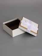 Набор подарочных коробок 3 в 1, квадратные, молочный, 19×19×9.8; 17×17×8; 15×15×6.5 см - Фото 8