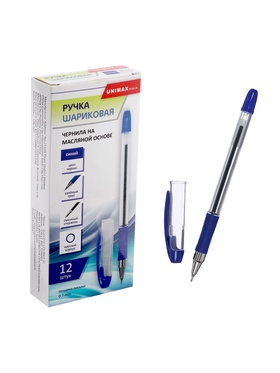 Ручка шариковая «Пилот», синий стержень, узел 0.7 мм, резиновый упор