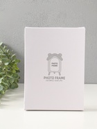 Фоторамка для фото 10×15 см «Домик с ушками зайки», пластик, зелёный, 2×16.7×26 см - фото 809503468