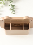 Фоторамка для фото 10×15 см с карандашницей «Мишутка», пластик, бежевый, 5×17.2×15.3 см - фото 121582676