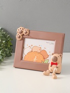 Фоторамка для фото 13×18 см «Капибара», пластик, шоколад, горизонталь, 3.2×24.5×19.5 см - Фото 3