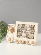 Фоторамка для фото 13×18 см «Мишутка в грузовичке», пластик, бело-бежевый, 3×29.5×19.3 см - Фото 2