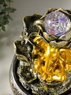 Фонтан настольный с подсветкой «Ганеша у цветущим лотосом», 16×16×23 см  (артикул 10964535)  большой выбор товаров оптом и в розницу по низким ценам с доставкой