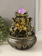Фонтан настольный с подсветкой «Богиня Дурга», 16×16×22 см  (артикул 10964536)  большой выбор товаров оптом и в розницу по низким ценам с доставкой