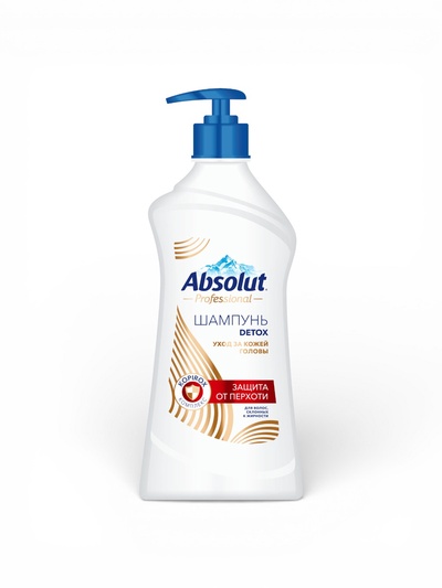 Шампунь ABSOLUT Professional защита от перхоти + detox, 450 г