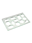 Набор линеек, 3 штуки, 17 см, с трафаретами геометрических фигур - Фото 5