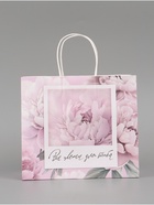 Пакет подарочный «Расцветай», 25 × 22 × 12 см - Фото 2