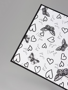 Плёнка флористическая для цветов «Бабочки и сердца», белый с чёрным, 57×57 см  (артикул 10949573)  большой выбор товаров оптом и в розницу по низким ценам с доставкой