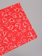 Пленка для цветов, «Сердца», красная, 57×57 см  (артикул 10949575)  большой выбор товаров оптом и в розницу по низким ценам с доставкой