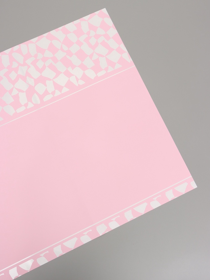 Плёнка флористическая для цветов и букетов, розовая, 57×57 см - Фото 1