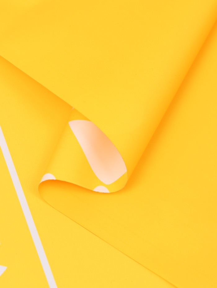 Пленка флористическая для цветов, жёлтая, 57×57 см