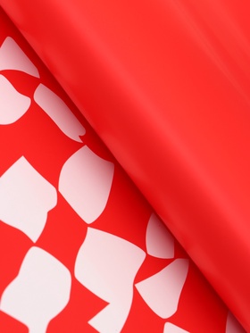 Пленка флористическая для цветов, красная, 57×57 см