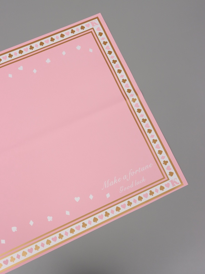 Пленка флористическая для цветов и букетов «Удача», розовая, 57×57 см - Фото 1