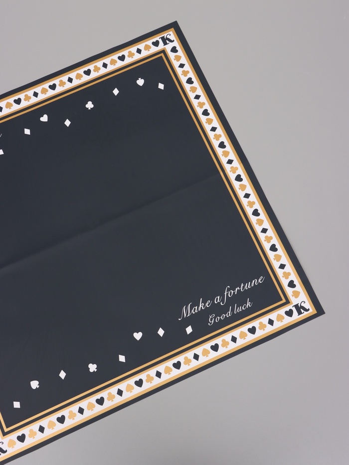 Пленка для цветов, «Удача», тёмно-синий, 57×57 см - Фото 1