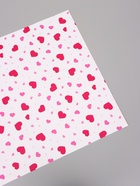 Пленка для цветов, «Сердца на белом», барби, 57×57 см  (артикул 10949596)  большой выбор товаров оптом и в розницу по низким ценам с доставкой