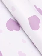 Пленка для цветов, «Сердца на белом», сиреневый, 57×57 см  (артикул 10949597)  большой выбор товаров оптом и в розницу по низким ценам с доставкой