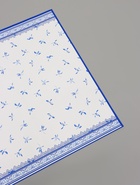 Пленка для цветов и букетов «Эскиз», белая с голубым, 57×57 см  (артикул 10949599)  большой выбор товаров оптом и в розницу по низким ценам с доставкой