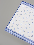 Пленка для цветов и букетов «Эскиз», белая с голубым, 57×57 см  (артикул 10949599)  большой выбор товаров оптом и в розницу по низким ценам с доставкой