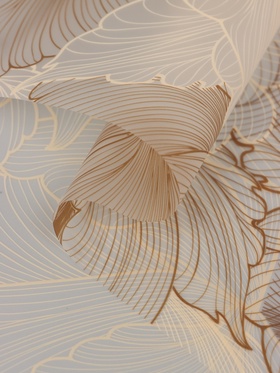 Пленка для цветов и букетов «Акварельный эскиз», матовая, бежевый, 57×57 см