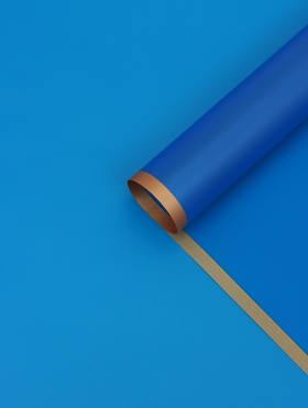 Пленка флористическая для цветов, «Бронзовая полоса», синяя, 57×57 см  (артикул 10949624)  большой выбор товаров оптом и в розницу по низким ценам с доставкой