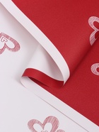 Пленка флористическая для цветов, «Двойные сердца», красная, 57×57 см  (артикул 10949627)  большой выбор товаров оптом и в розницу по низким ценам с доставкой