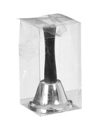 УЦЕНКА Колокольчик металлический, звонок настольный "Shine", 12 х 6.5 см, серебряный - Фото 2