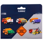 УЦЕНКА АВТОГРАД Грузовик металлический КАМАЗ Город, 1:54, инерция 10991268