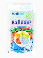 Воздушные шары латексные 14" С днём рождения тебя, Зверушки», набор 50 шт.  (артикул 10986616)  большой выбор товаров оптом и в розницу по низким ценам с доставкой