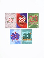 Подарочный набор, 5 ручек, 5 открыток, 5 блокнотов «С 23 февраля» - Фото 2