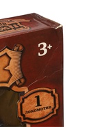 УЦЕНКА СКОРЫЙ ПОЕЗД железная дорога "Паровоз" + 3 вагона, 17 деталей, путь 325см №SL-1822А - Фото 10